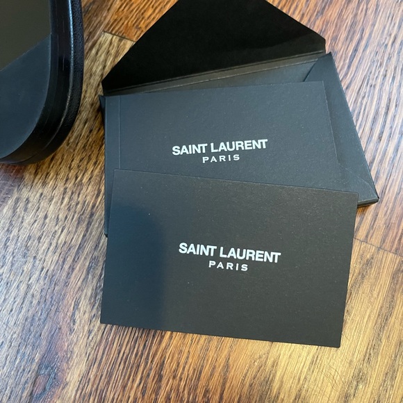 SOLD Saint Laurent Power Knot Slides 41.5 - Picture 7 of 11
